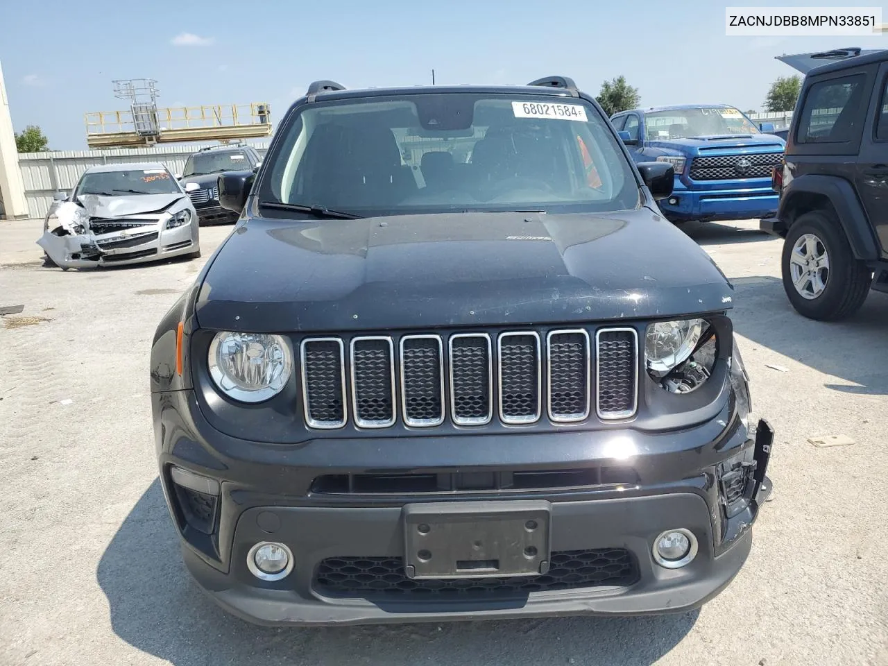 2021 Jeep Renegade Latitude VIN: ZACNJDBB8MPN33851 Lot: 68021584