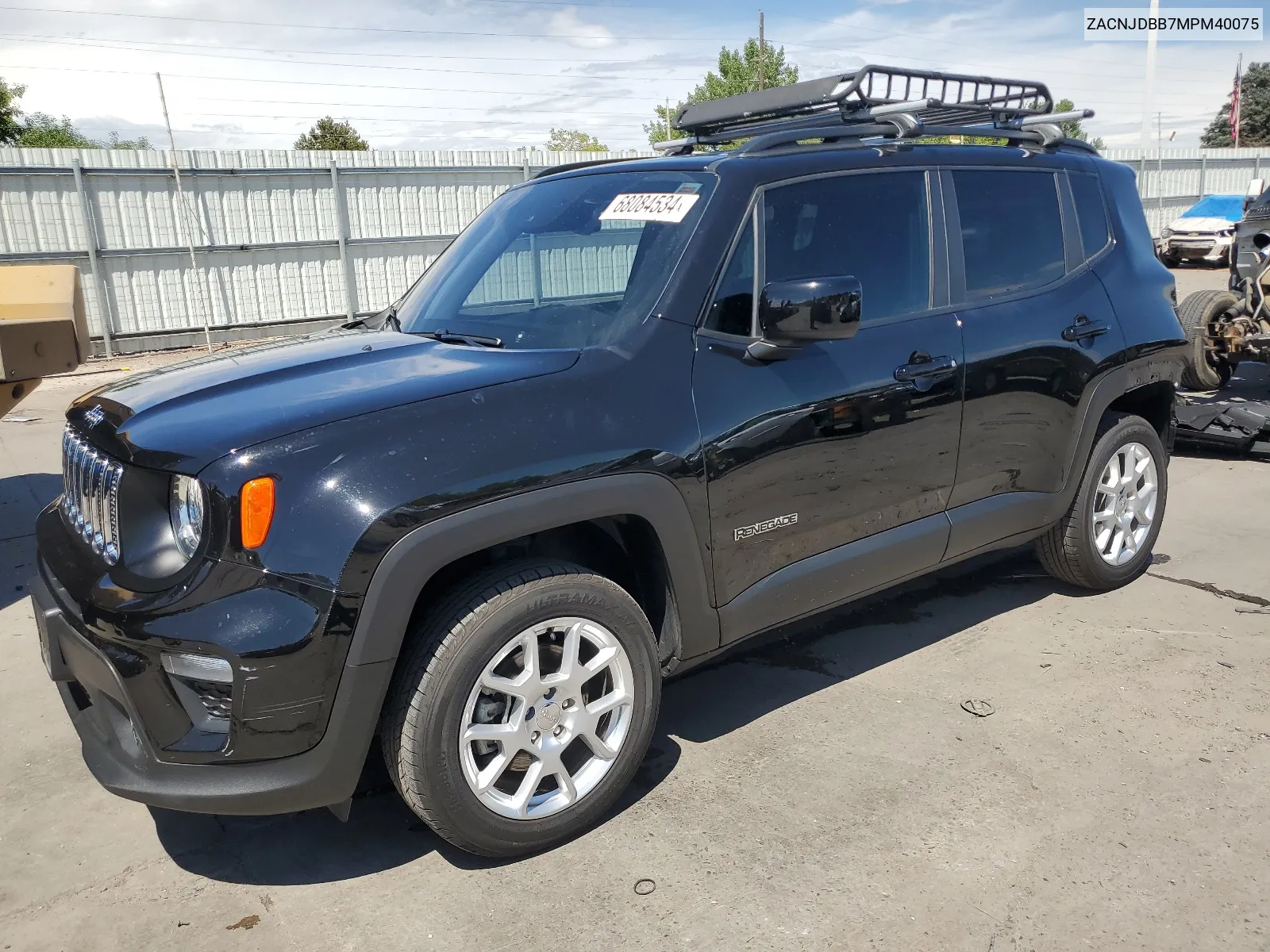 2021 Jeep Renegade Latitude VIN: ZACNJDBB7MPM40075 Lot: 68084534