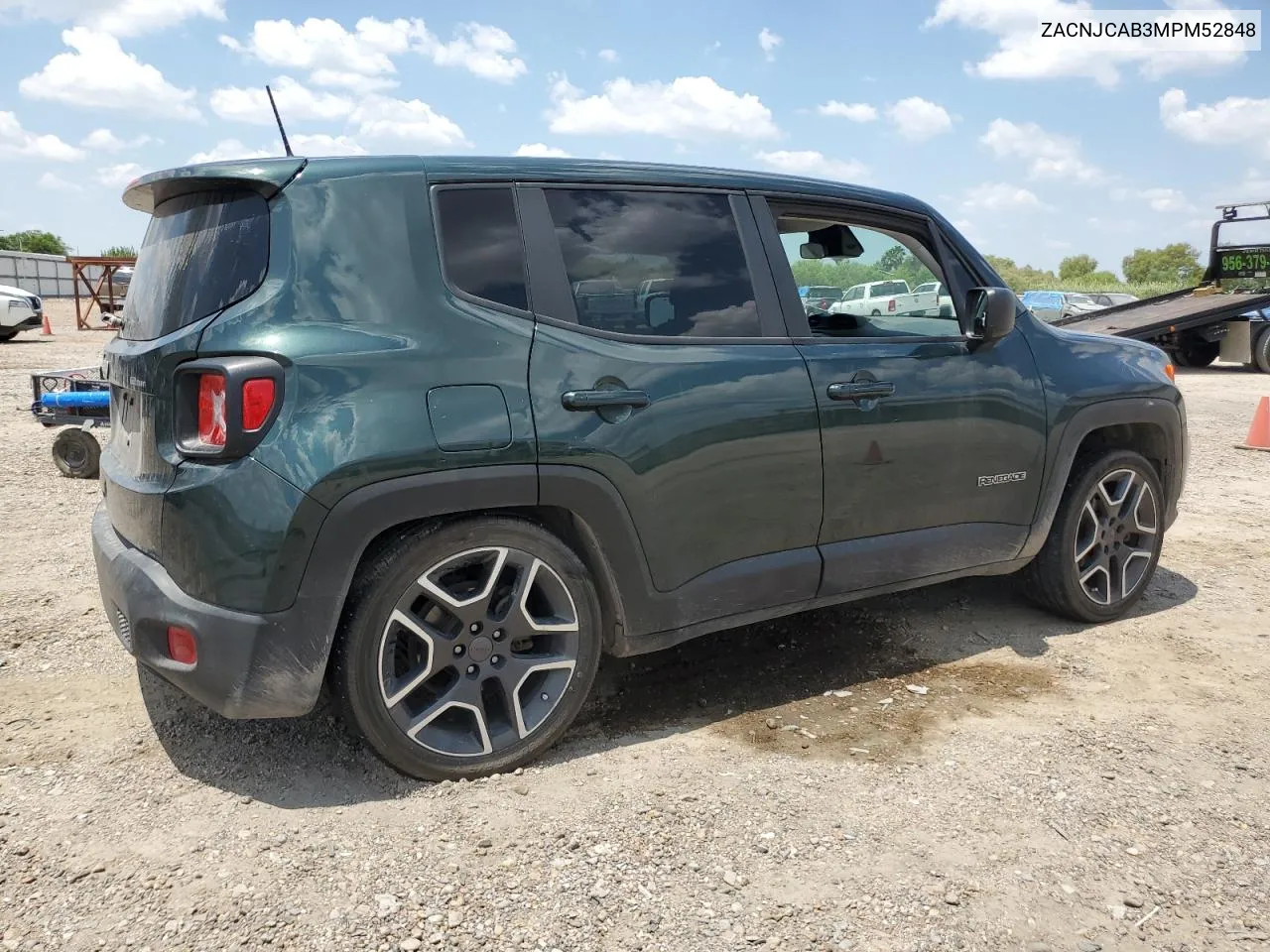 2021 Jeep Renegade Sport VIN: ZACNJCAB3MPM52848 Lot: 68799814