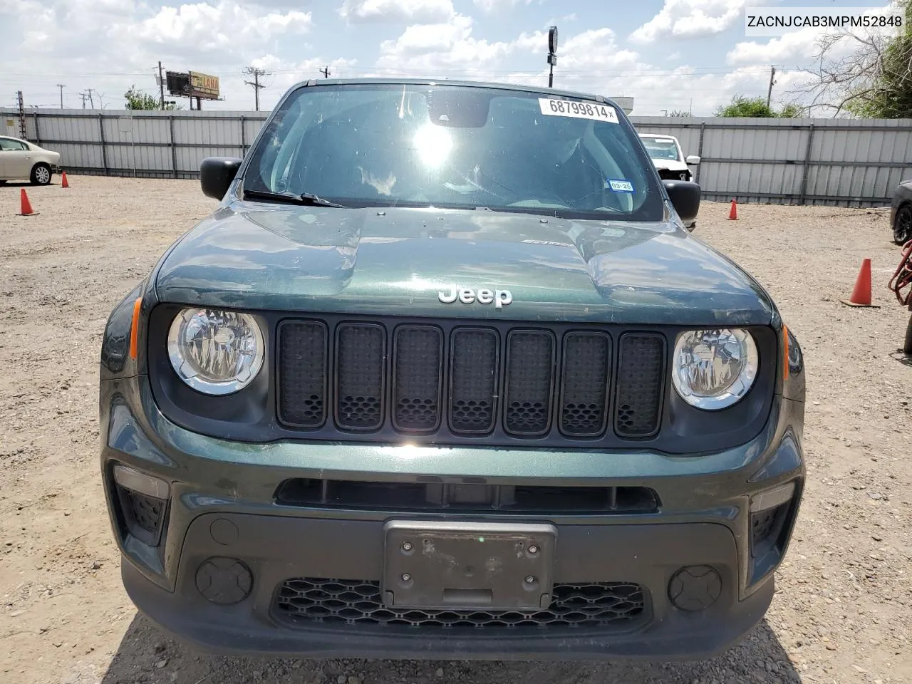 2021 Jeep Renegade Sport VIN: ZACNJCAB3MPM52848 Lot: 68799814