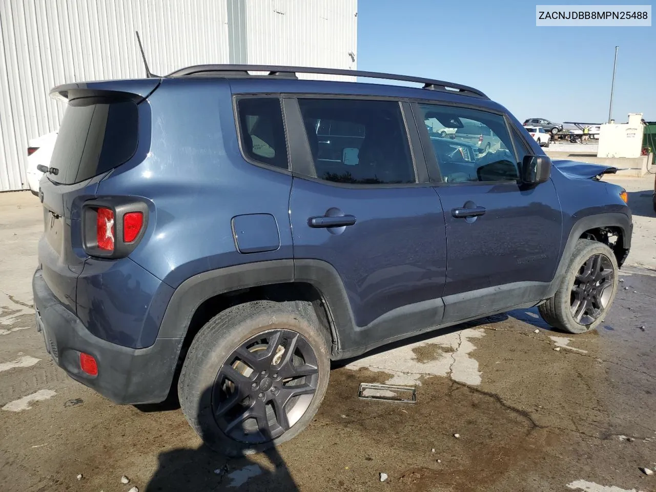 2021 Jeep Renegade Latitude VIN: ZACNJDBB8MPN25488 Lot: 68909774