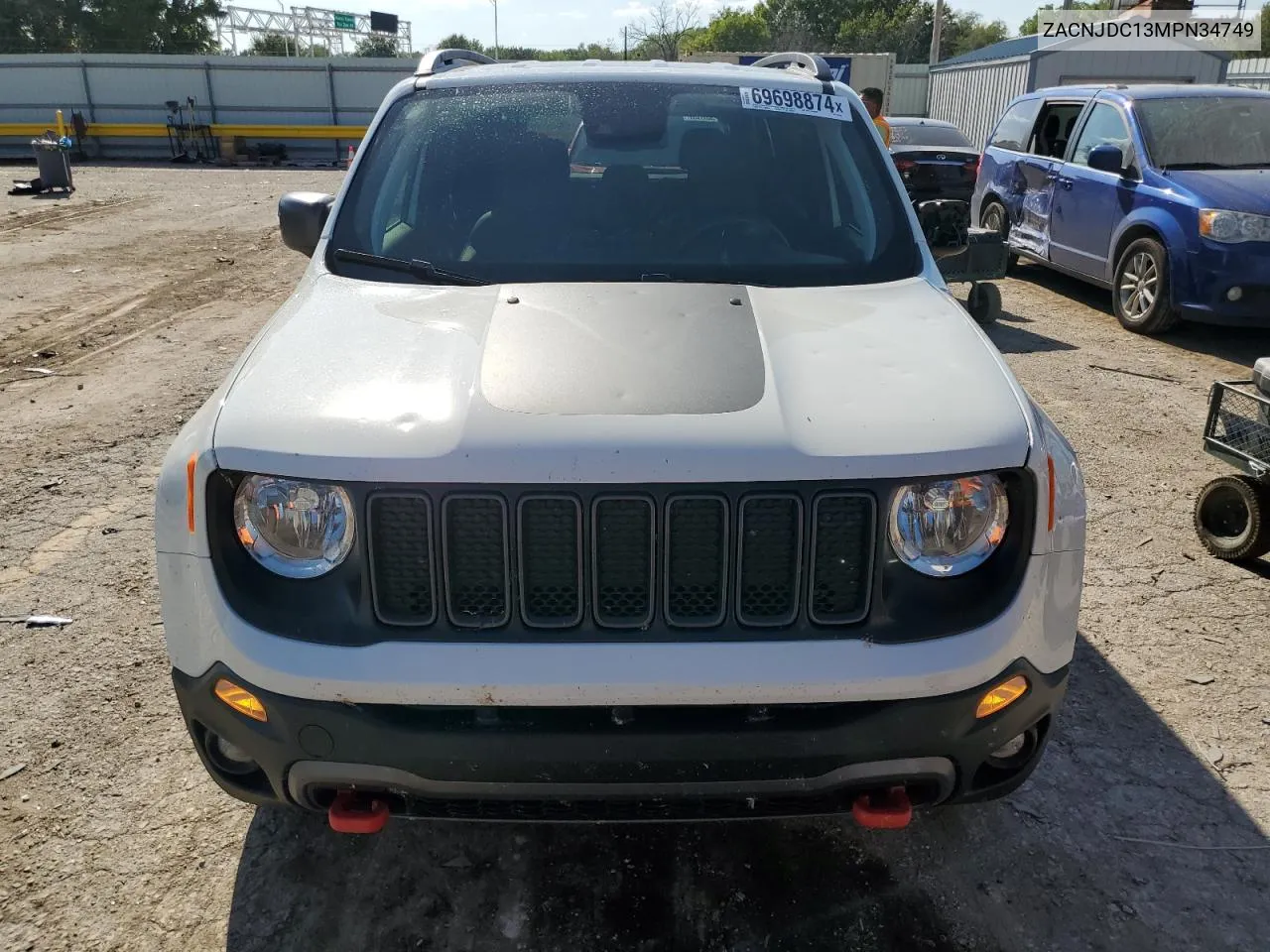 ZACNJDC13MPN34749 2021 Jeep Renegade Trailhawk