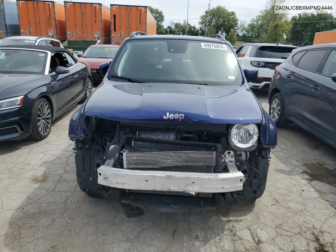 2021 Jeep Renegade Latitude VIN: ZACNJCBBXMPM24446 Lot: 69876824