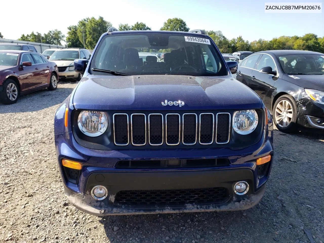 2021 Jeep Renegade Latitude VIN: ZACNJCBB7MPM20676 Lot: 69943564