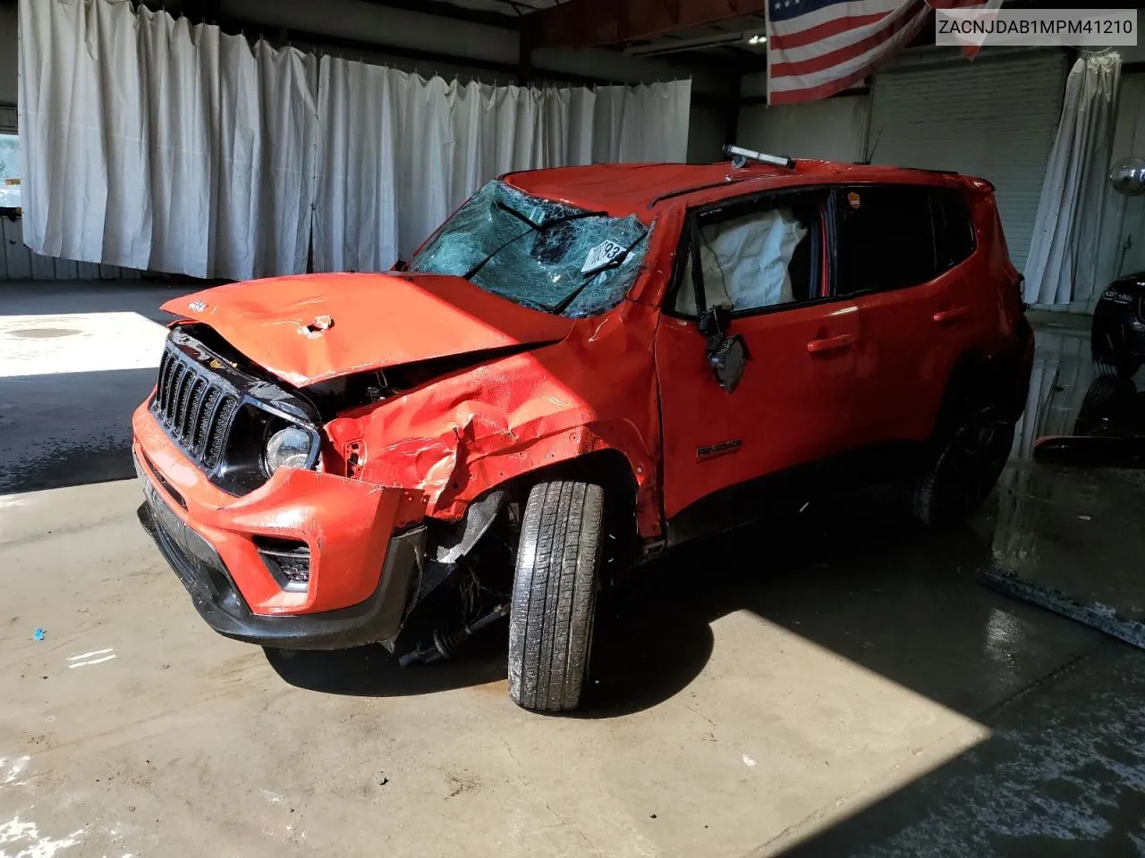 2021 Jeep Renegade Sport VIN: ZACNJDAB1MPM41210 Lot: 70087934