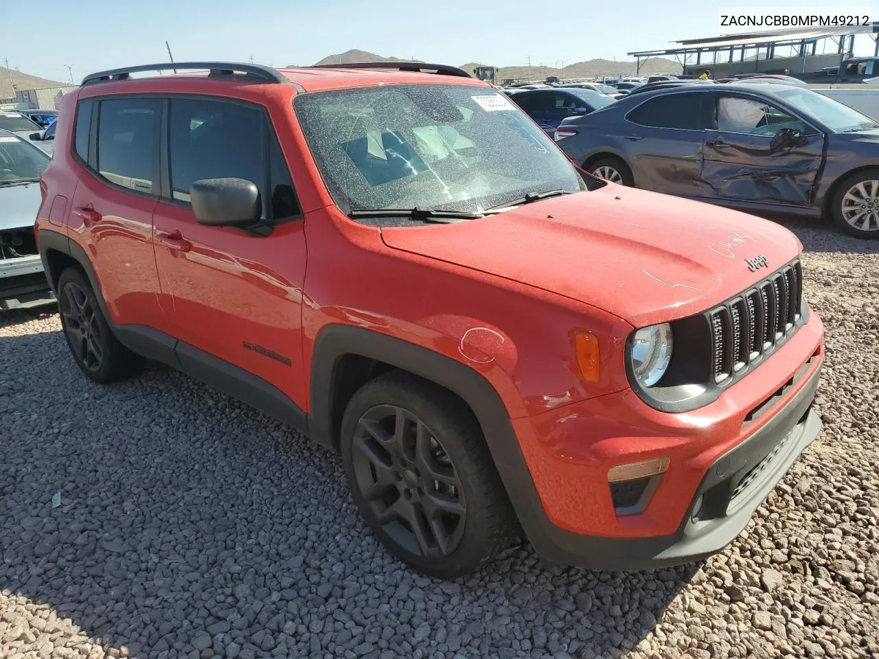 2021 Jeep Renegade Latitude VIN: ZACNJCBB0MPM49212 Lot: 70285324