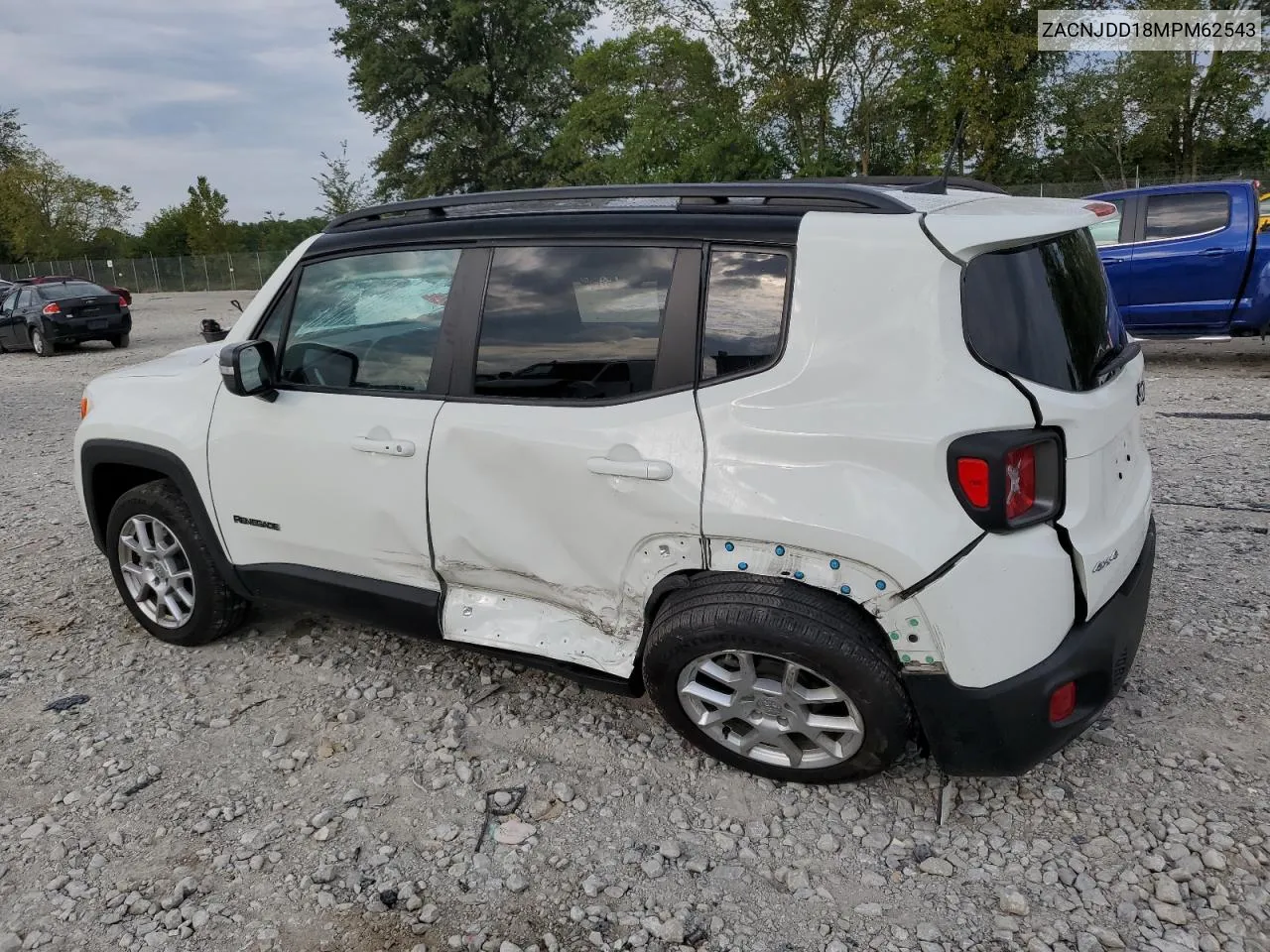 2021 Jeep Renegade Limited VIN: ZACNJDD18MPM62543 Lot: 70444924