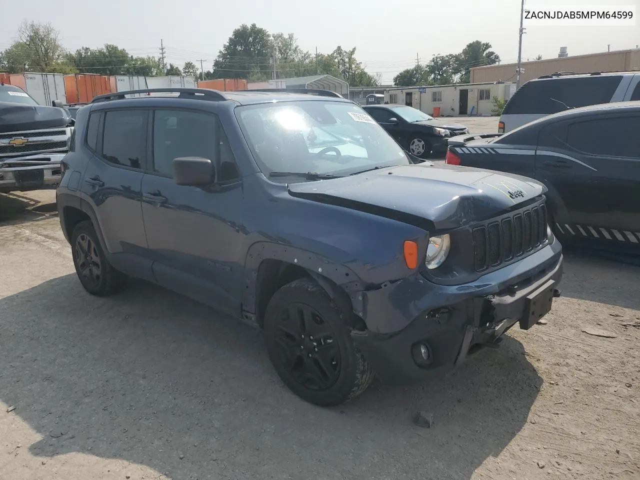 ZACNJDAB5MPM64599 2021 Jeep Renegade Sport