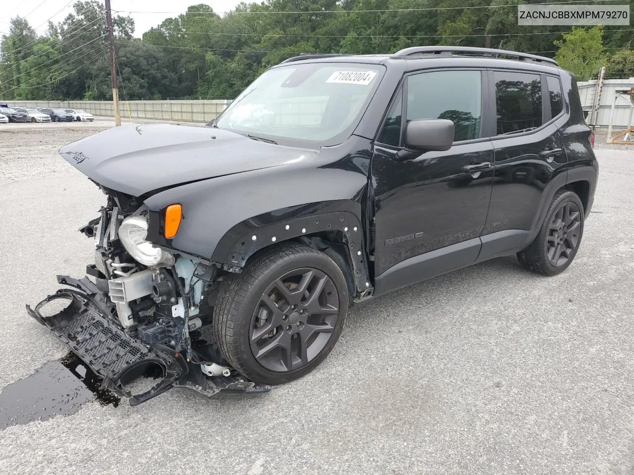 2021 Jeep Renegade Latitude VIN: ZACNJCBBXMPM79270 Lot: 71082004