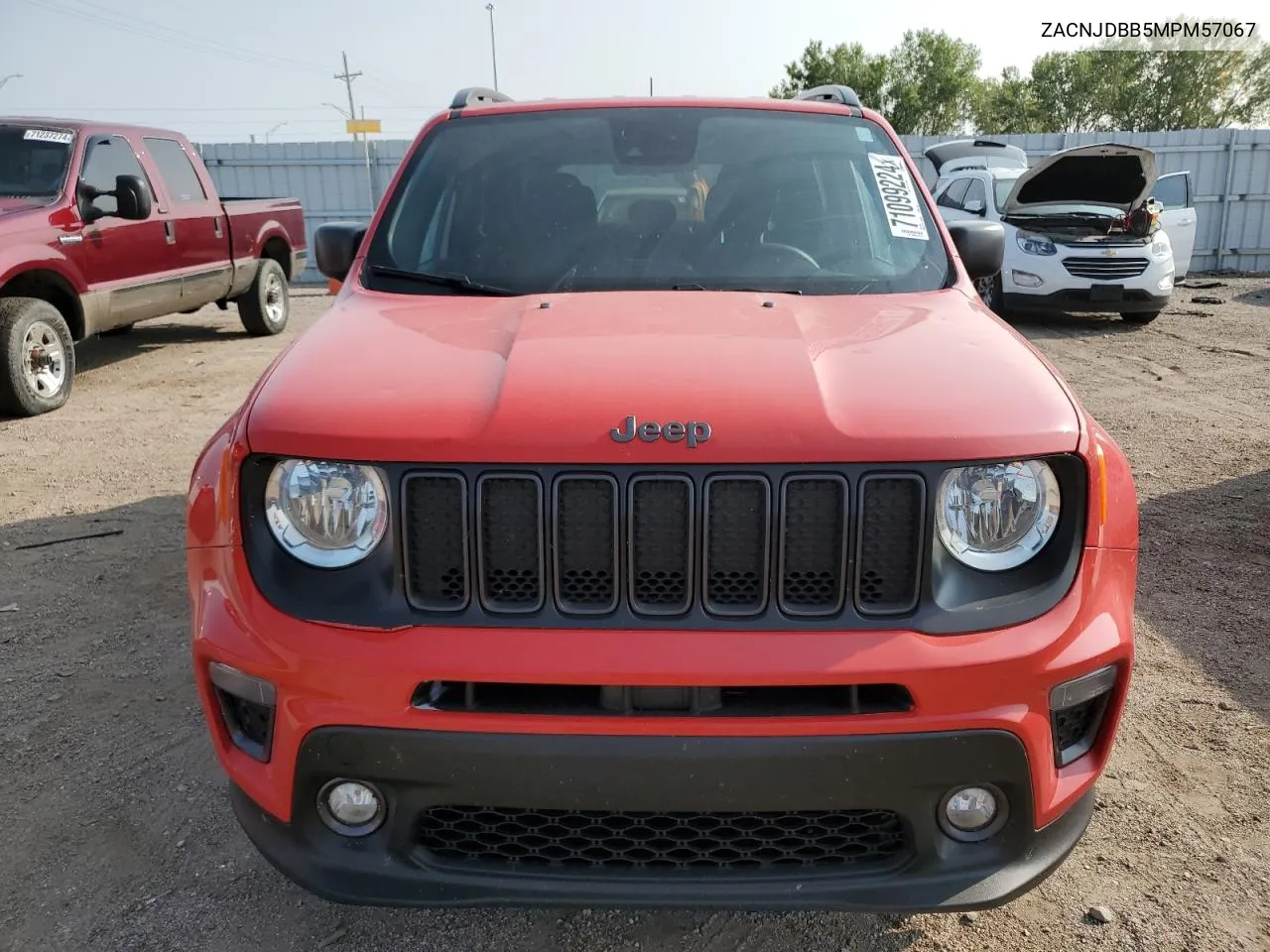 2021 Jeep Renegade Latitude VIN: ZACNJDBB5MPM57067 Lot: 71099224