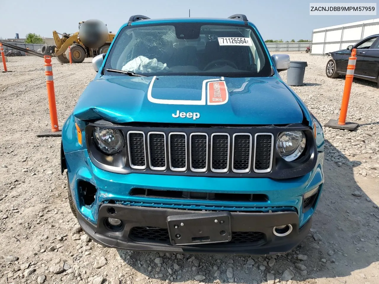 2021 Jeep Renegade Latitude VIN: ZACNJDBB9MPM57959 Lot: 71126564