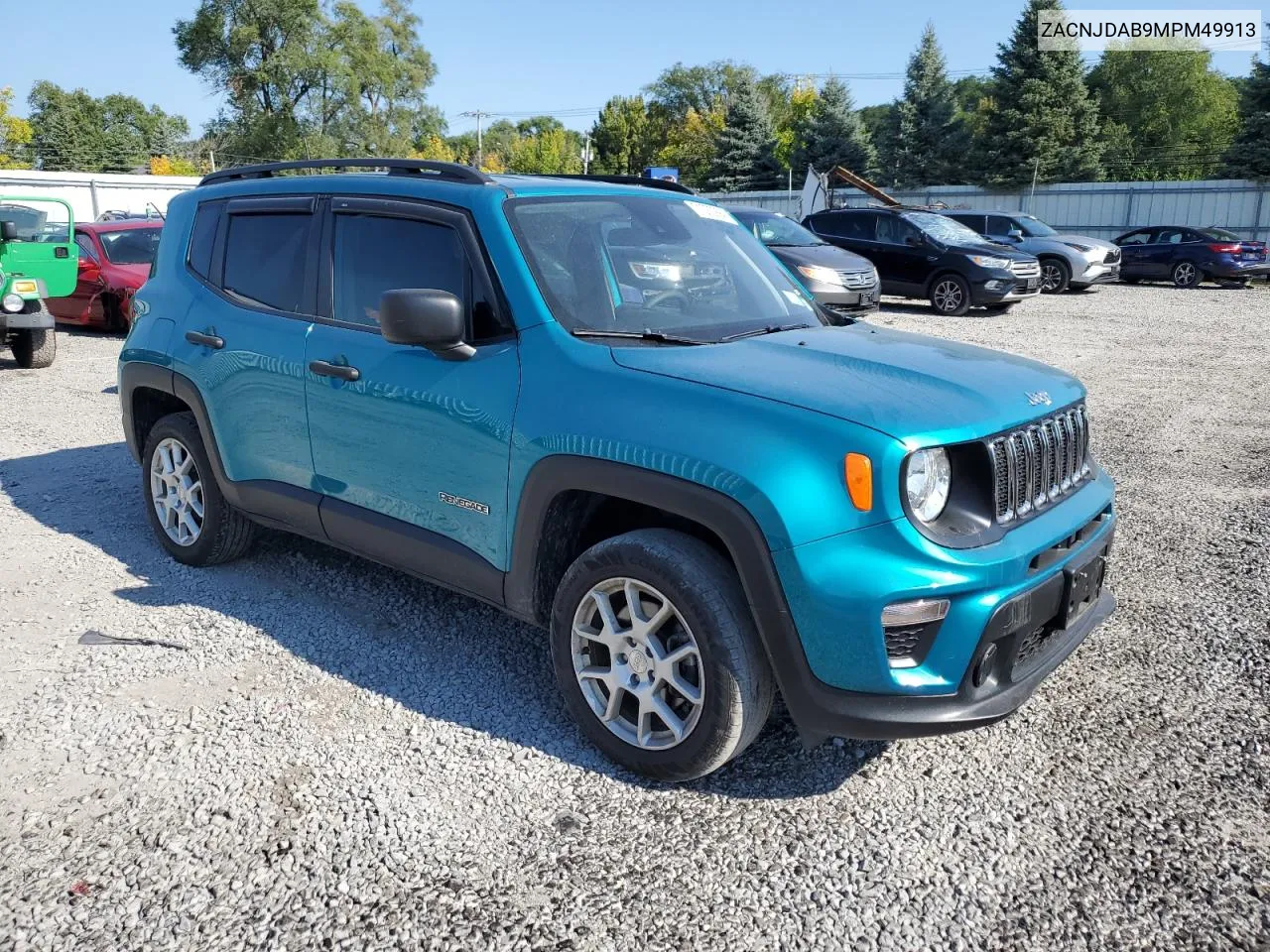 2021 Jeep Renegade Sport VIN: ZACNJDAB9MPM49913 Lot: 71270994