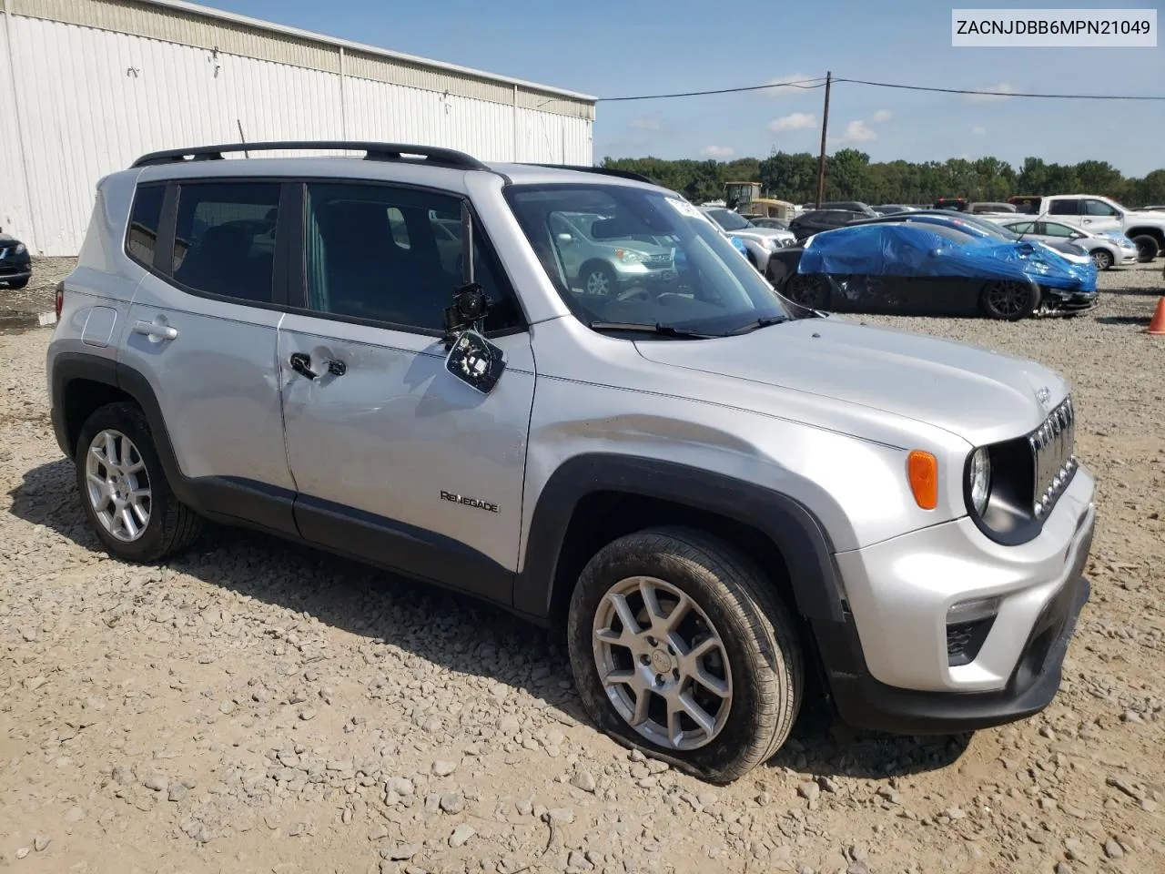 2021 Jeep Renegade Latitude VIN: ZACNJDBB6MPN21049 Lot: 71343194