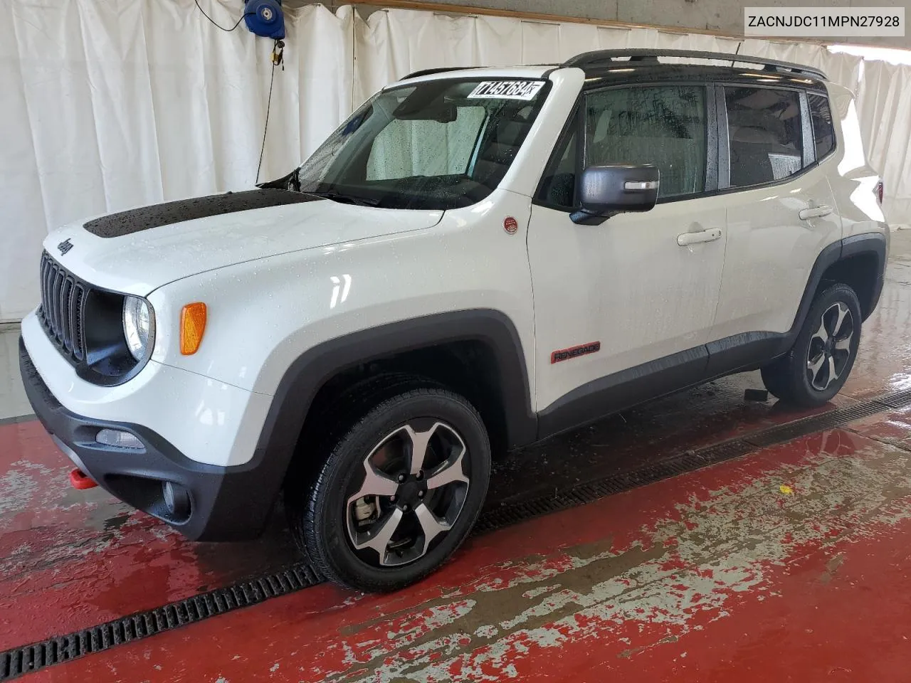 ZACNJDC11MPN27928 2021 Jeep Renegade Trailhawk