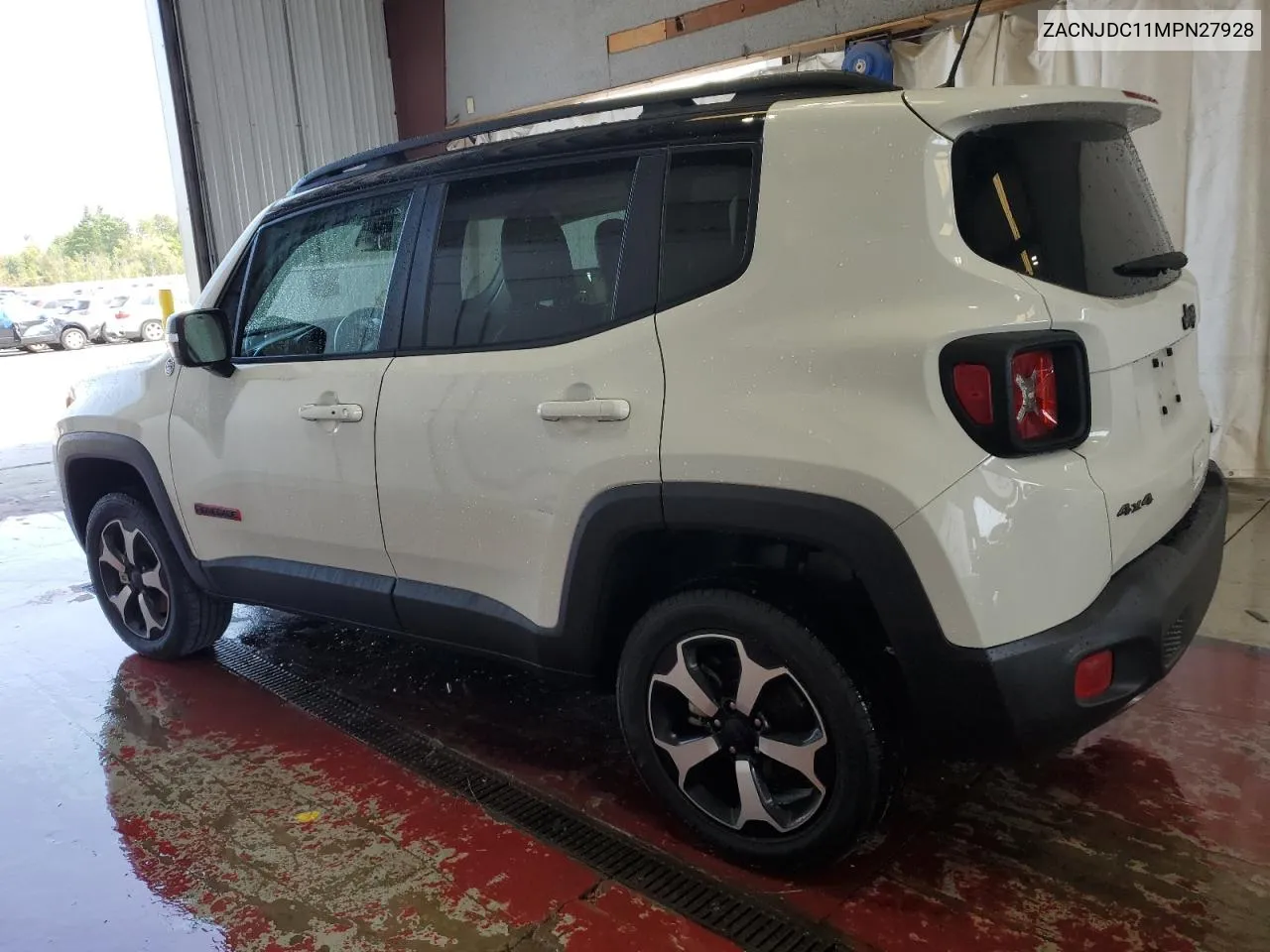 2021 Jeep Renegade Trailhawk VIN: ZACNJDC11MPN27928 Lot: 71457684