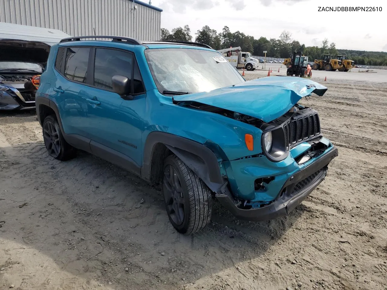 2021 Jeep Renegade Latitude VIN: ZACNJDBB8MPN22610 Lot: 71787754