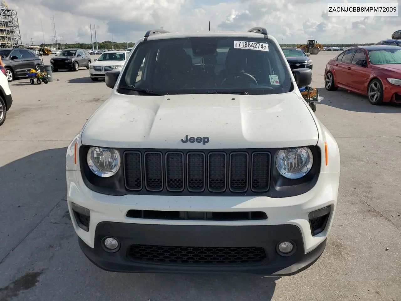 2021 Jeep Renegade Latitude VIN: ZACNJCBB8MPM72009 Lot: 71884274