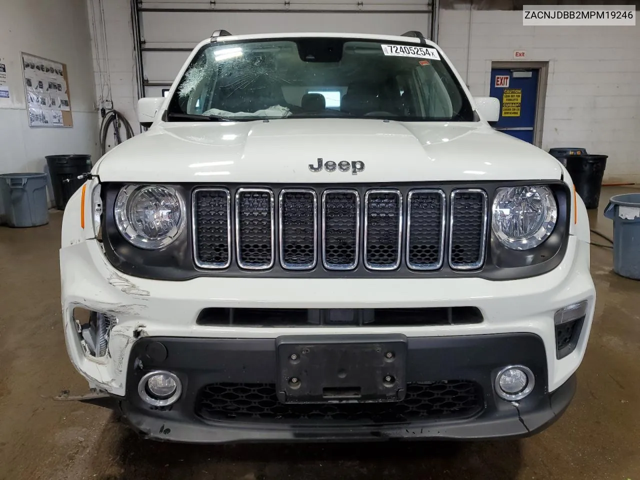 2021 Jeep Renegade Latitude VIN: ZACNJDBB2MPM19246 Lot: 72405254