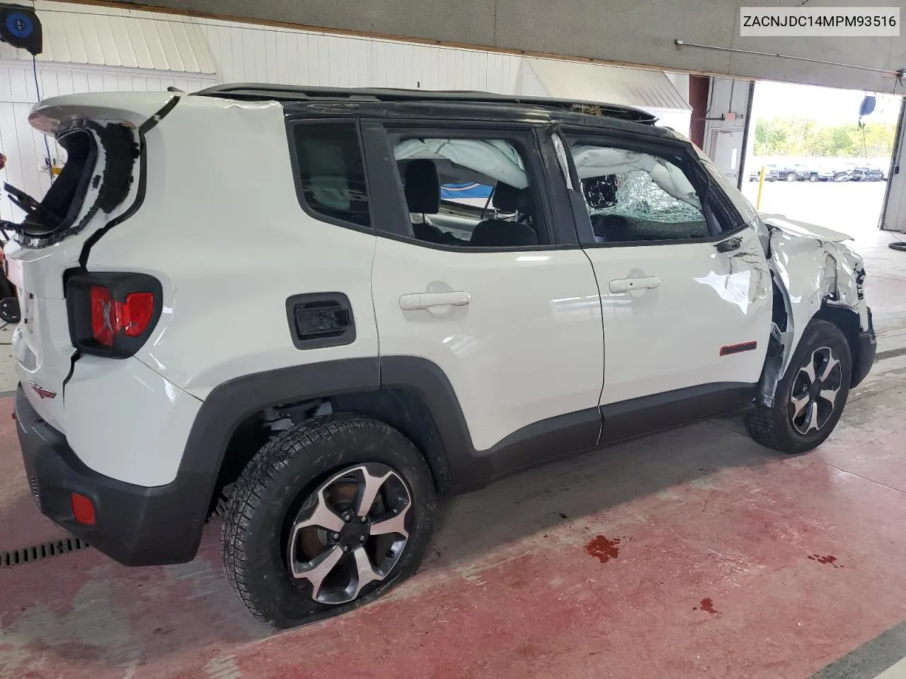 2021 Jeep Renegade Trailhawk VIN: ZACNJDC14MPM93516 Lot: 72601434