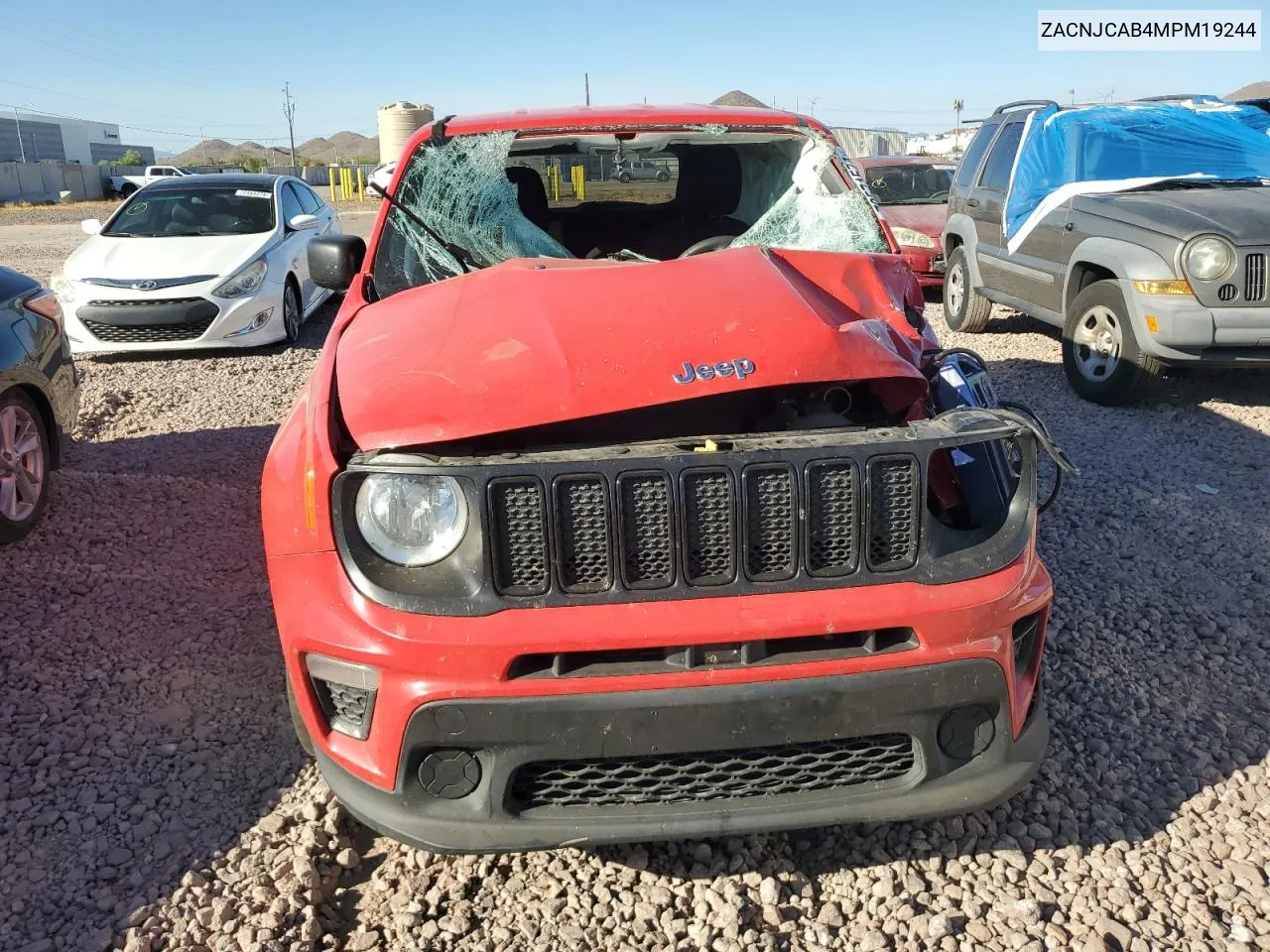 2021 Jeep Renegade Sport VIN: ZACNJCAB4MPM19244 Lot: 72745094