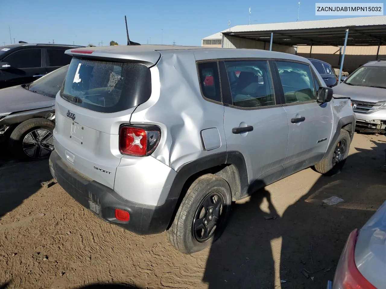 2021 Jeep Renegade Sport VIN: ZACNJDAB1MPN15032 Lot: 73132684