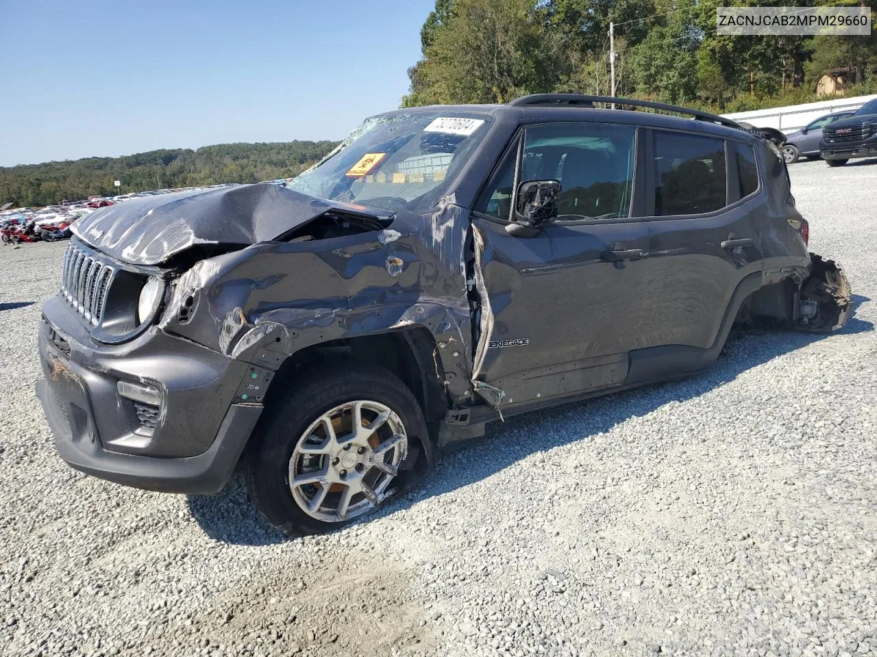 2021 Jeep Renegade Sport VIN: ZACNJCAB2MPM29660 Lot: 73270604