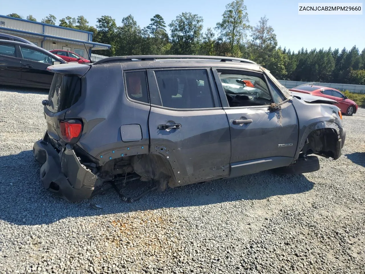 2021 Jeep Renegade Sport VIN: ZACNJCAB2MPM29660 Lot: 73270604