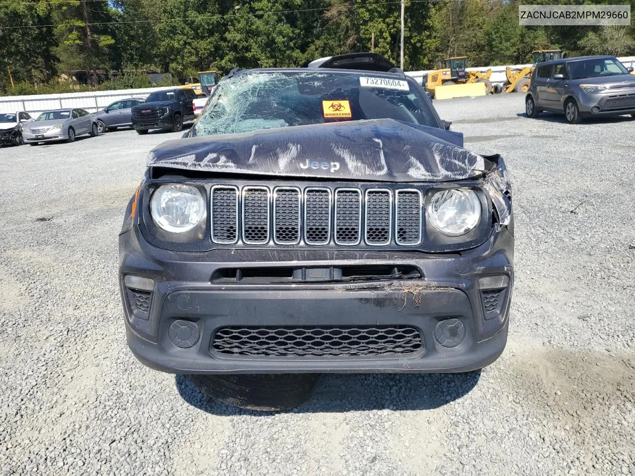 2021 Jeep Renegade Sport VIN: ZACNJCAB2MPM29660 Lot: 73270604