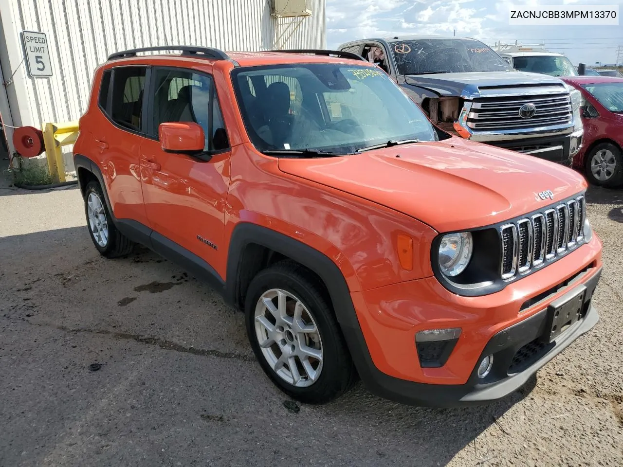 2021 Jeep Renegade Latitude VIN: ZACNJCBB3MPM13370 Lot: 73521524