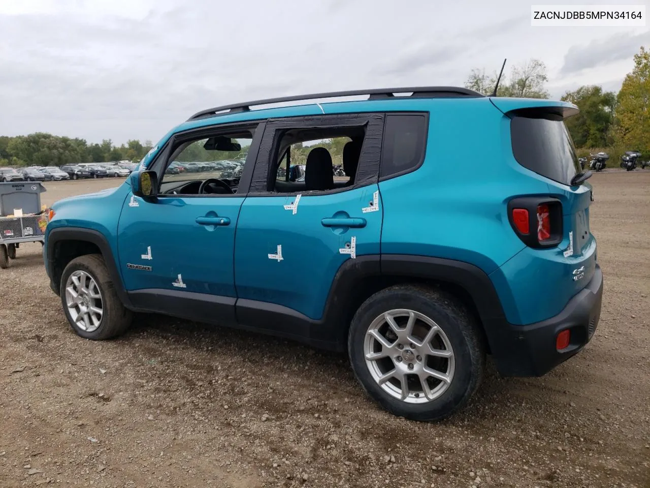 2021 Jeep Renegade Latitude VIN: ZACNJDBB5MPN34164 Lot: 73552534