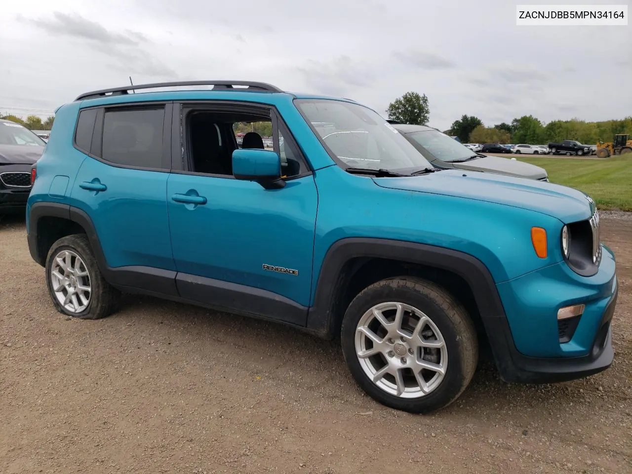 2021 Jeep Renegade Latitude VIN: ZACNJDBB5MPN34164 Lot: 73552534