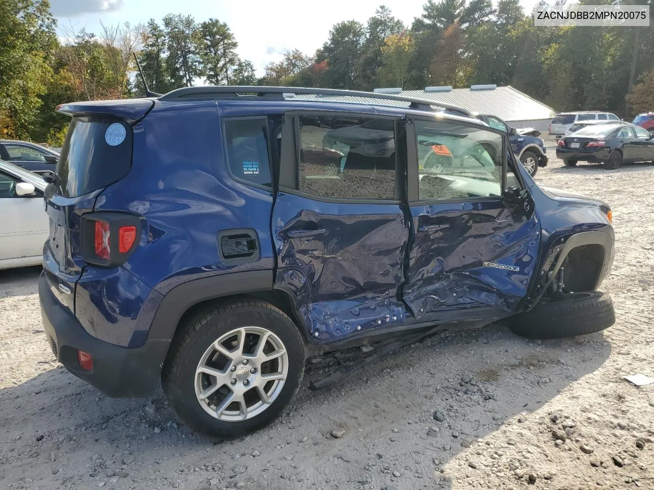 2021 Jeep Renegade Latitude VIN: ZACNJDBB2MPN20075 Lot: 73689024