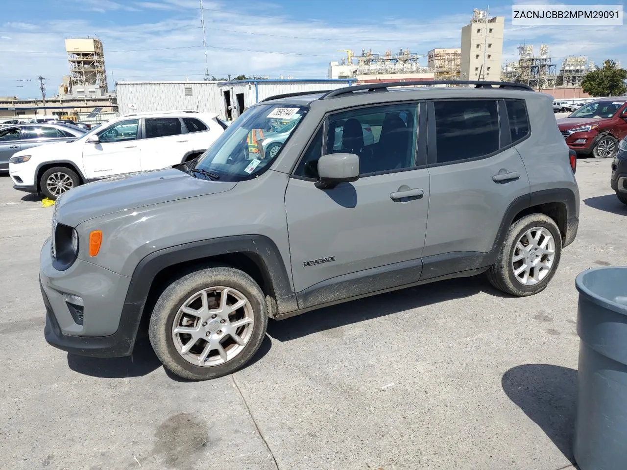 2021 Jeep Renegade Latitude VIN: ZACNJCBB2MPM29091 Lot: 73695144