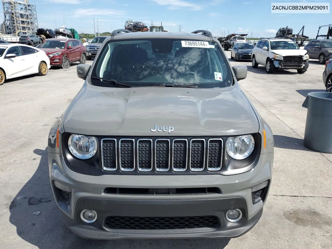 2021 Jeep Renegade Latitude VIN: ZACNJCBB2MPM29091 Lot: 73695144