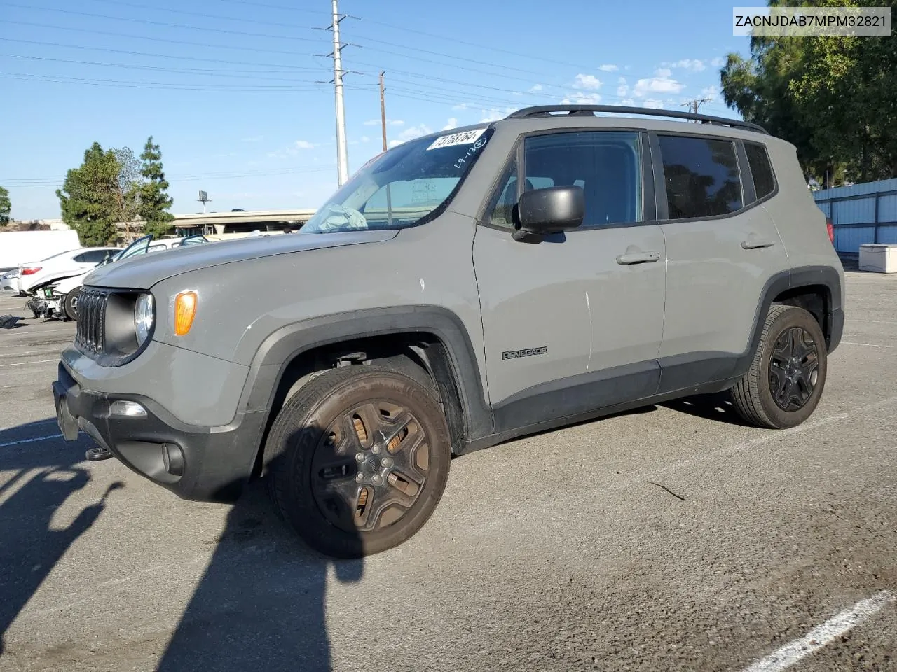 2021 Jeep Renegade Sport VIN: ZACNJDAB7MPM32821 Lot: 73768764