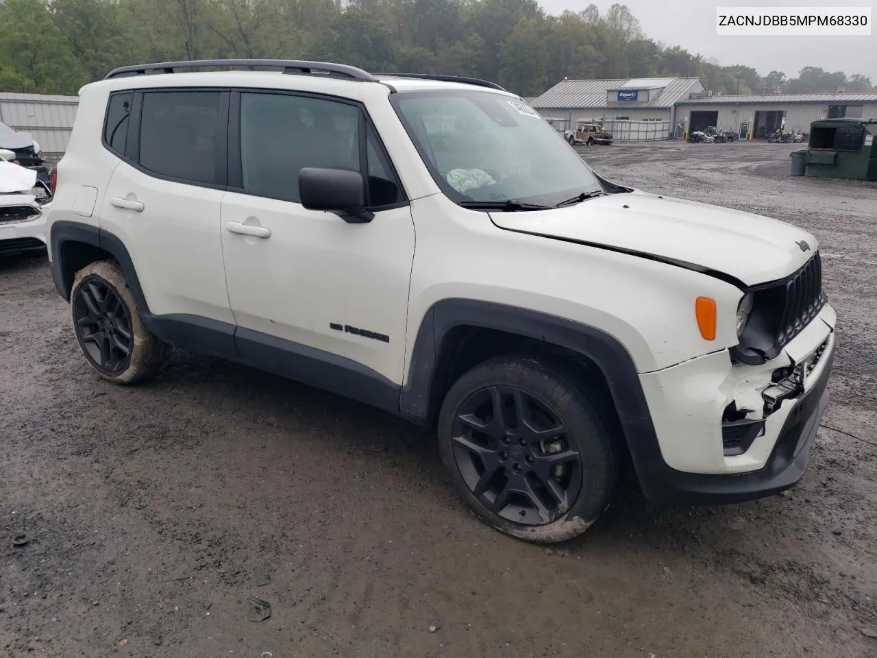 2021 Jeep Renegade Latitude VIN: ZACNJDBB5MPM68330 Lot: 74058524