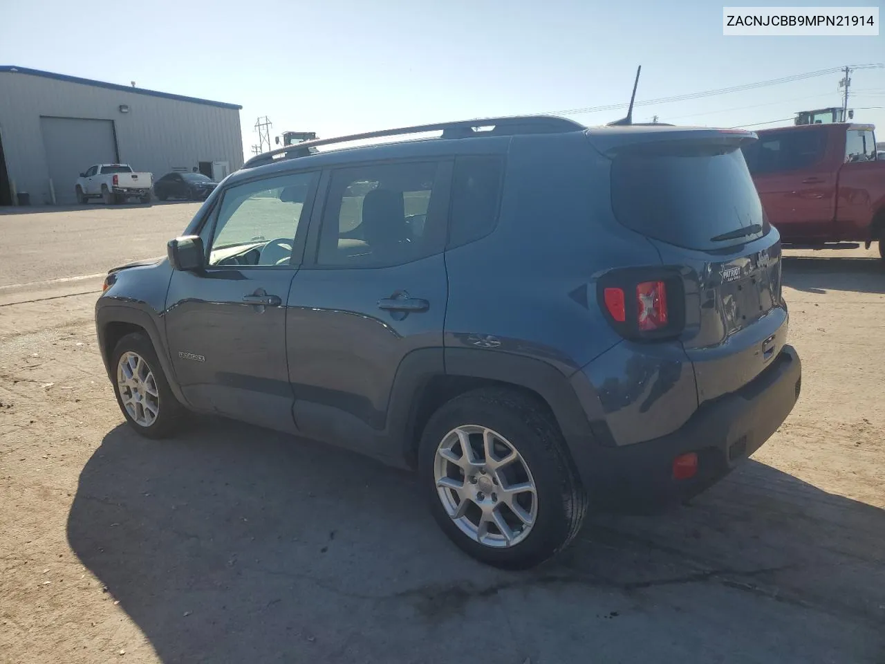 2021 Jeep Renegade Latitude VIN: ZACNJCBB9MPN21914 Lot: 74077334