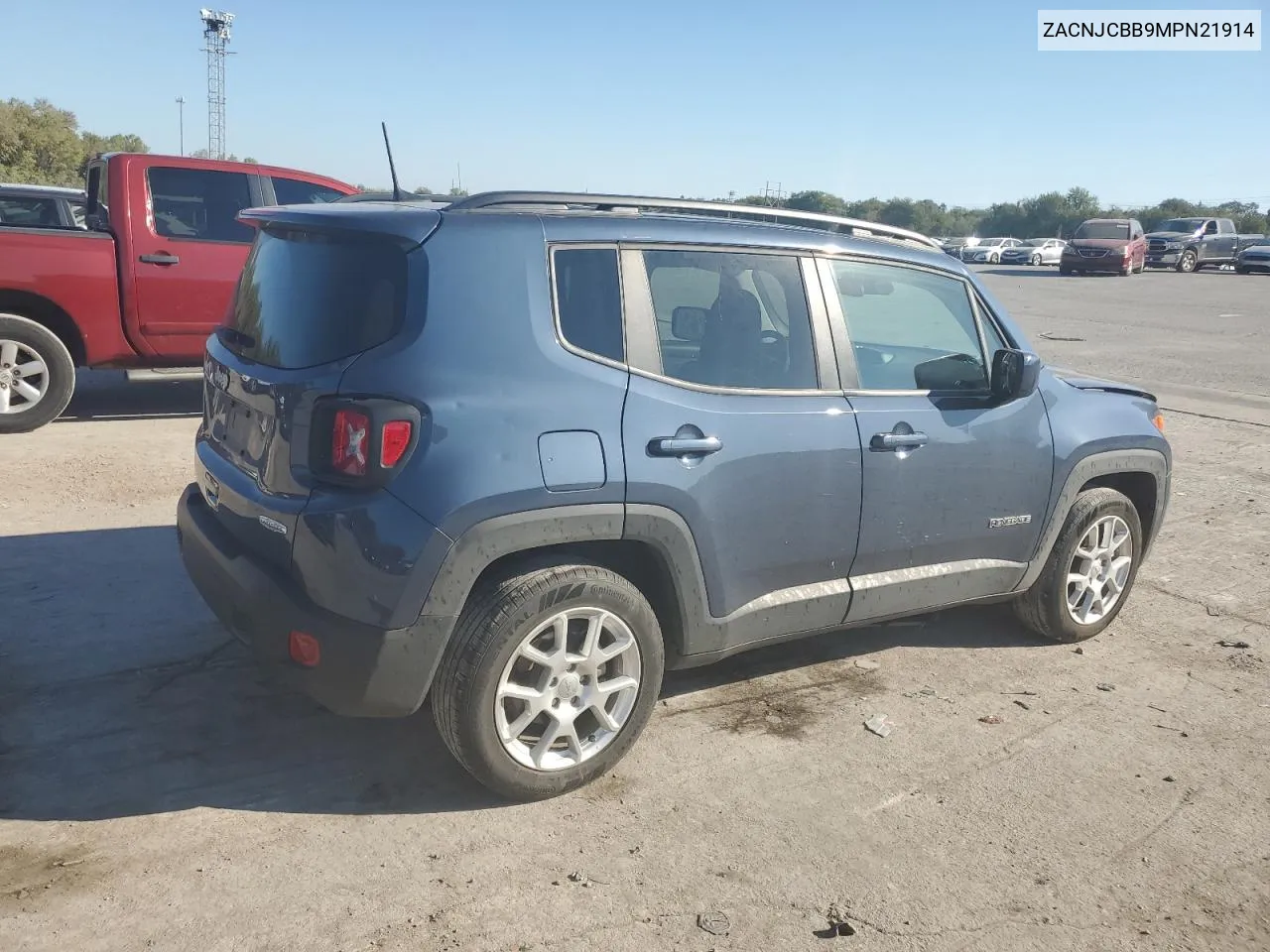 2021 Jeep Renegade Latitude VIN: ZACNJCBB9MPN21914 Lot: 74077334