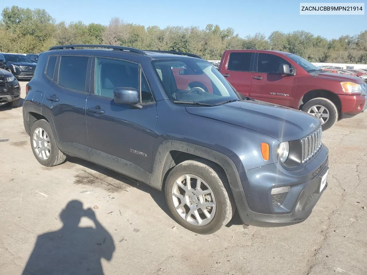 2021 Jeep Renegade Latitude VIN: ZACNJCBB9MPN21914 Lot: 74077334