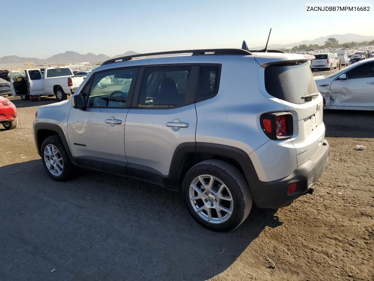 2021 Jeep Renegade Latitude VIN: ZACNJDBB7MPM16682 Lot: 74393504