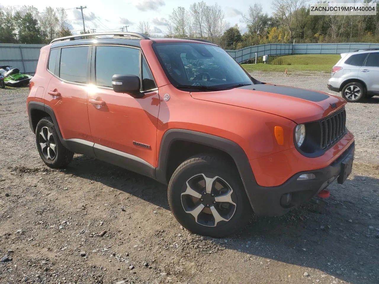 2021 Jeep Renegade Trailhawk VIN: ZACNJDC19MPM40004 Lot: 75126894