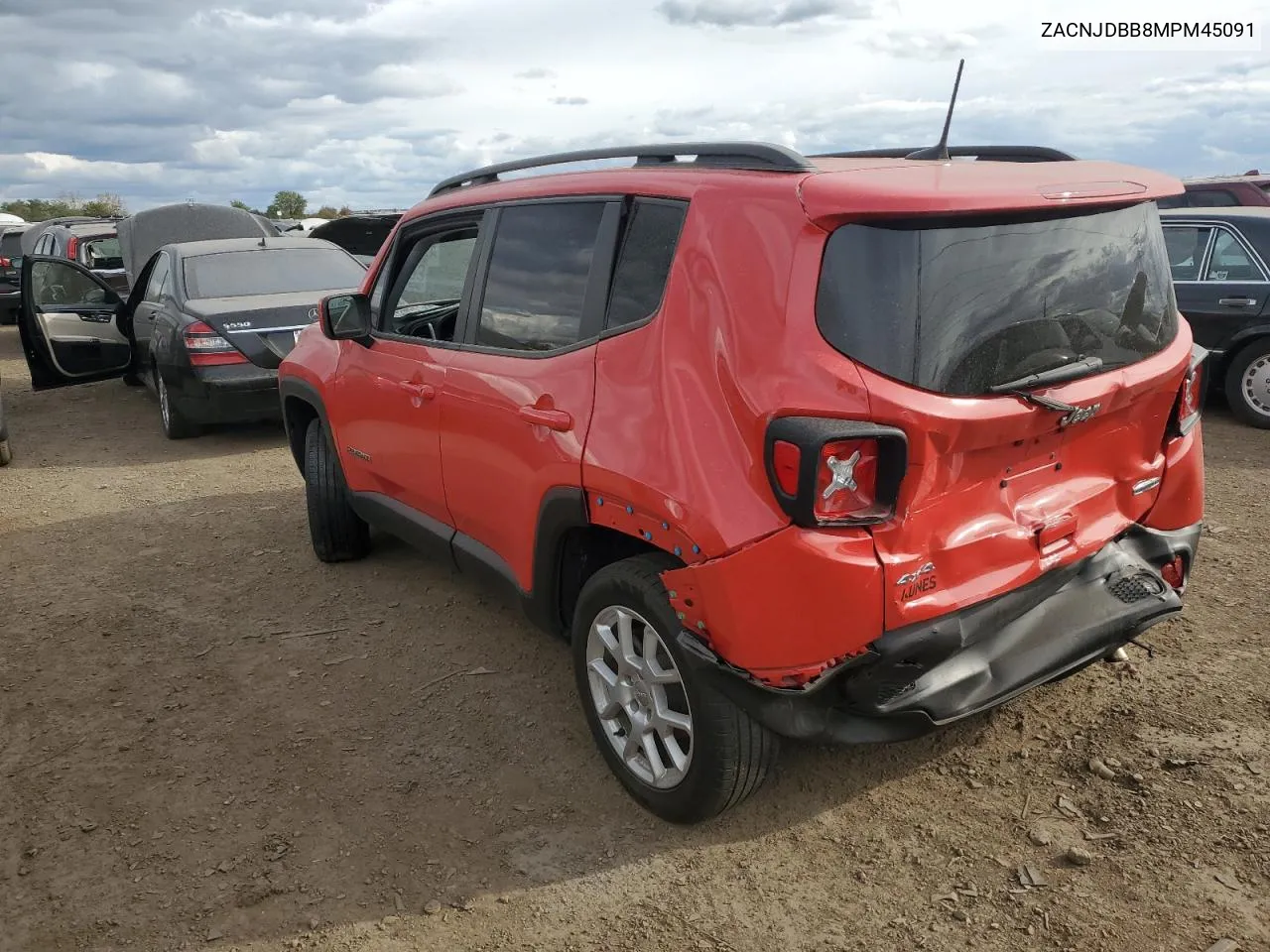 2021 Jeep Renegade Latitude VIN: ZACNJDBB8MPM45091 Lot: 75352684