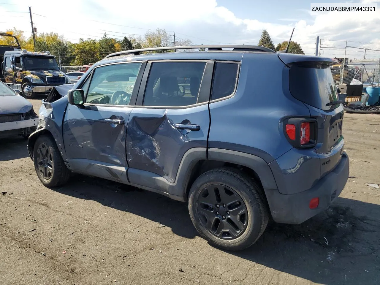 2021 Jeep Renegade Sport VIN: ZACNJDAB8MPM43391 Lot: 75367864