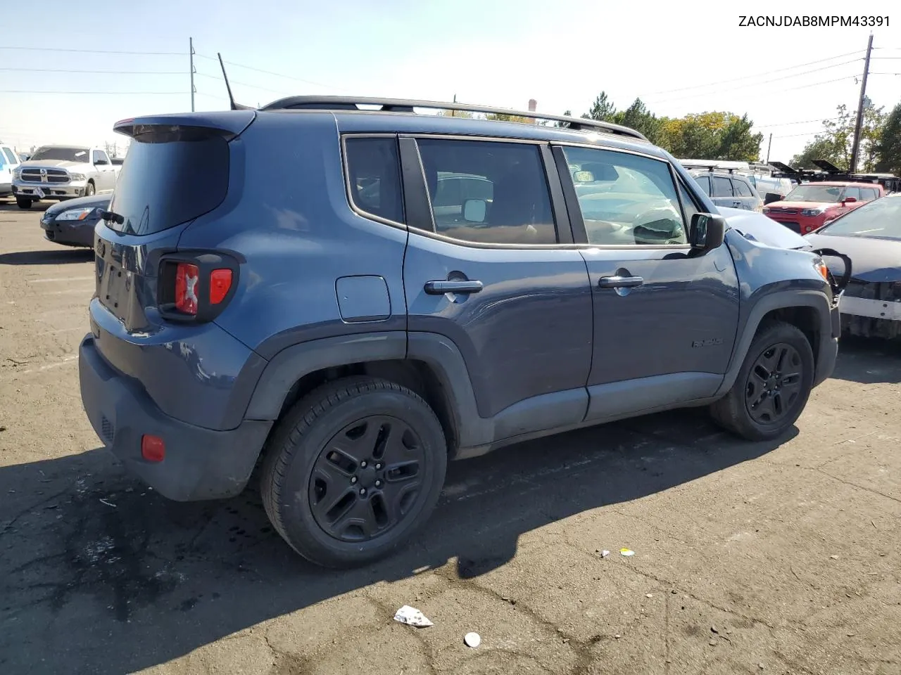 2021 Jeep Renegade Sport VIN: ZACNJDAB8MPM43391 Lot: 75367864