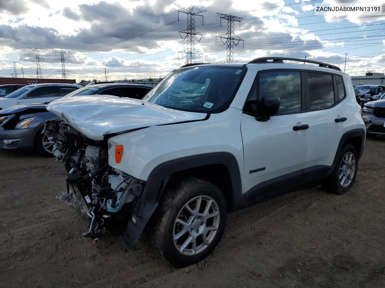 ZACNJDAB0MPN13191 2021 Jeep Renegade Sport