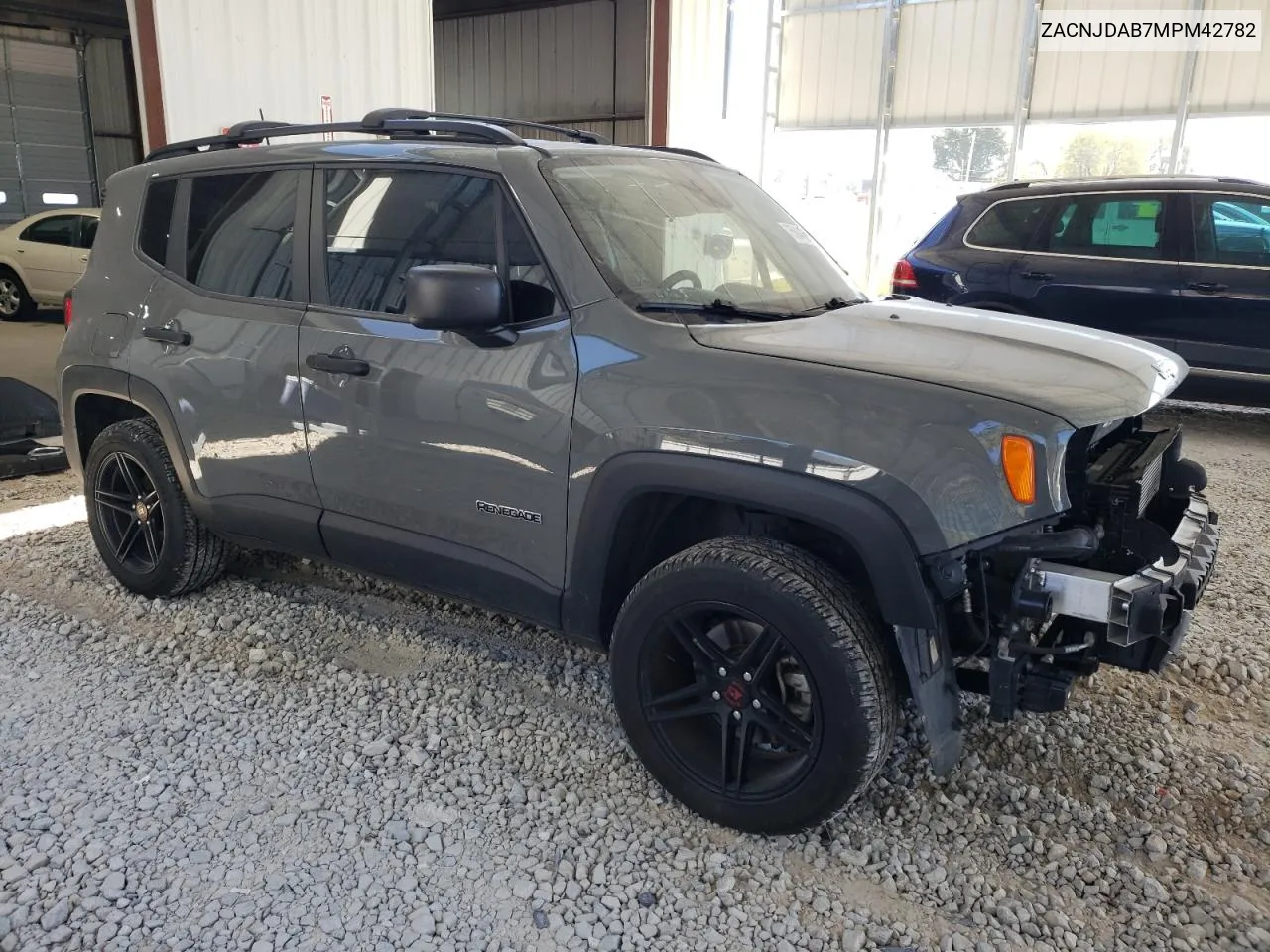 2021 Jeep Renegade Sport VIN: ZACNJDAB7MPM42782 Lot: 75644594