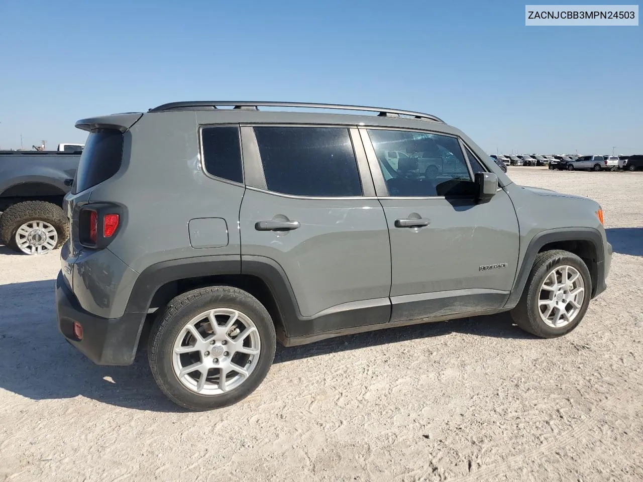 2021 Jeep Renegade Latitude VIN: ZACNJCBB3MPN24503 Lot: 75667394