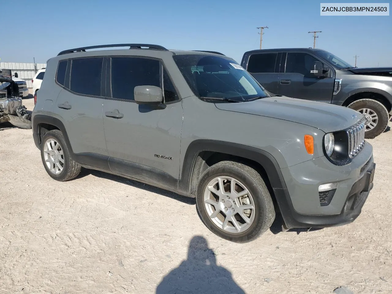 2021 Jeep Renegade Latitude VIN: ZACNJCBB3MPN24503 Lot: 75667394