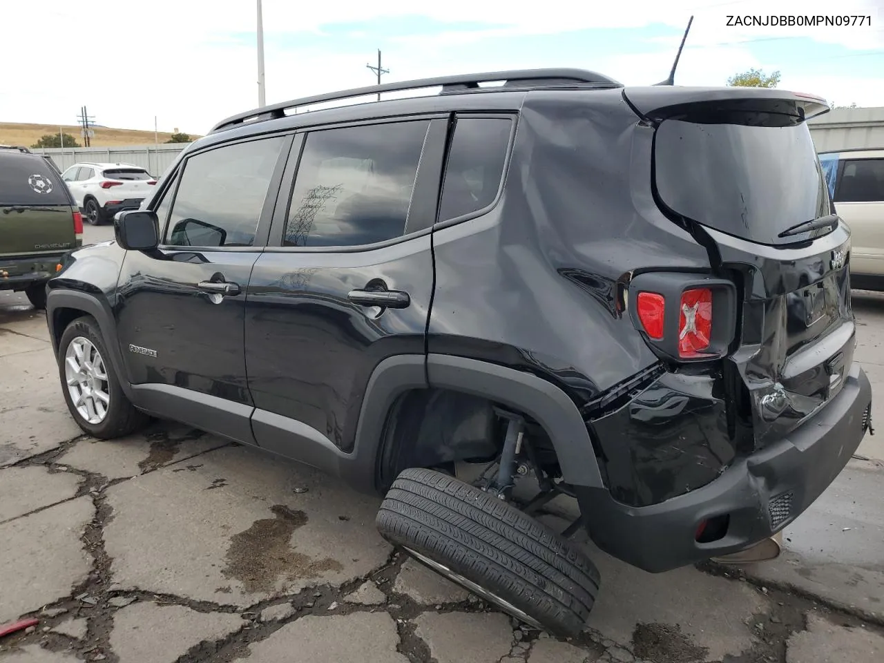 2021 Jeep Renegade Latitude VIN: ZACNJDBB0MPN09771 Lot: 76381174