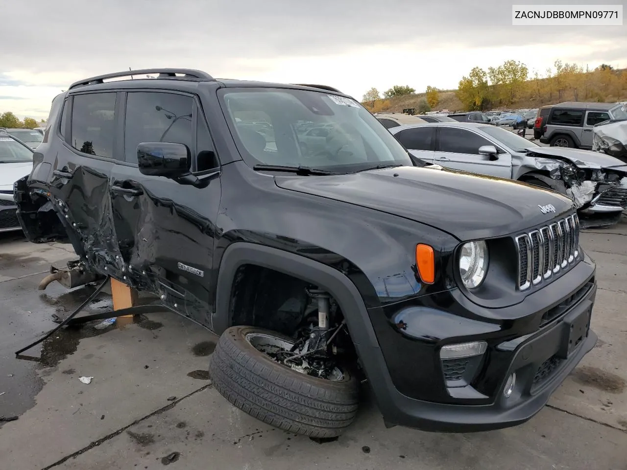 2021 Jeep Renegade Latitude VIN: ZACNJDBB0MPN09771 Lot: 76381174